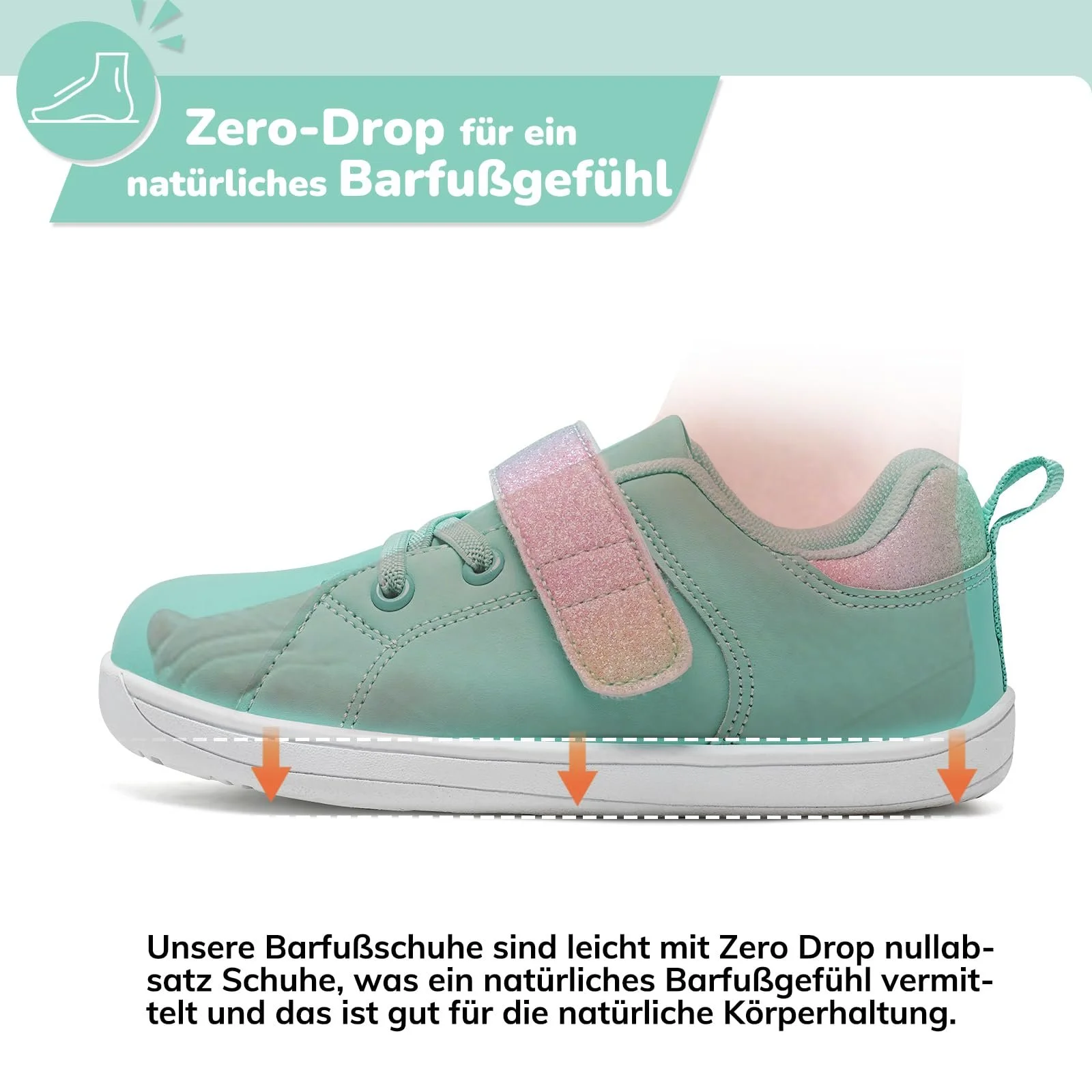 Босоножки IceUnicorn Детские, Минималистичные, Нескользящие для яслей, фото №3