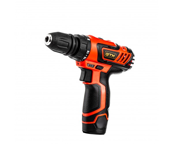 Дриль-шурупокрут акум DS12/30, 12В 30Нм 2шв +акум.1,5Аг-2шт, зарядний пристрій, фото №2