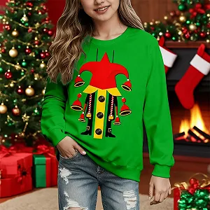 Різдвяний світшот Дитячий для дівчат synthetic.ua - Фото 1