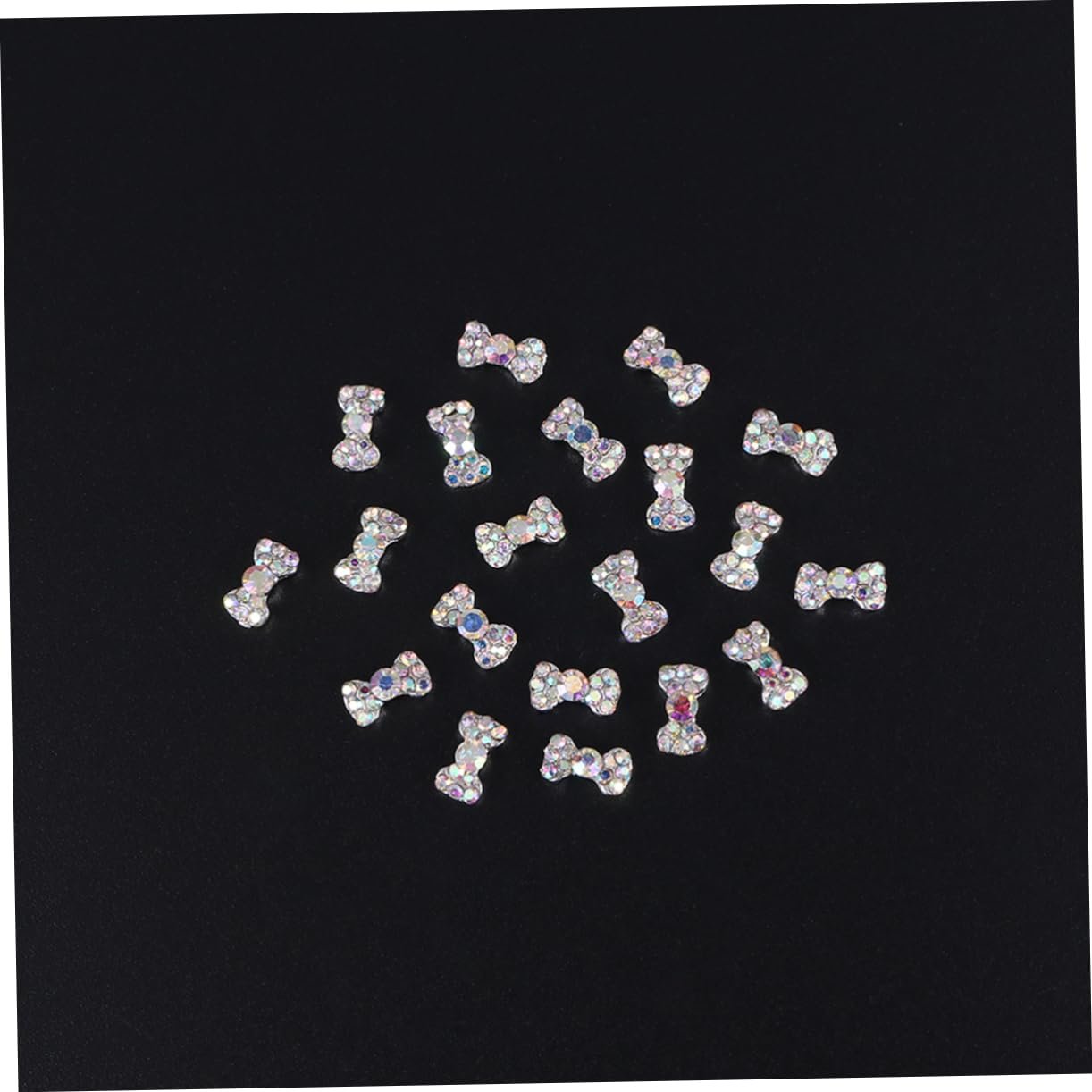 Наклейка для ногтей FRCOLOR 3 набора Стразы бант Кристаллы Наклейки для декорирования ногтей 20 шт * 3, фото №6