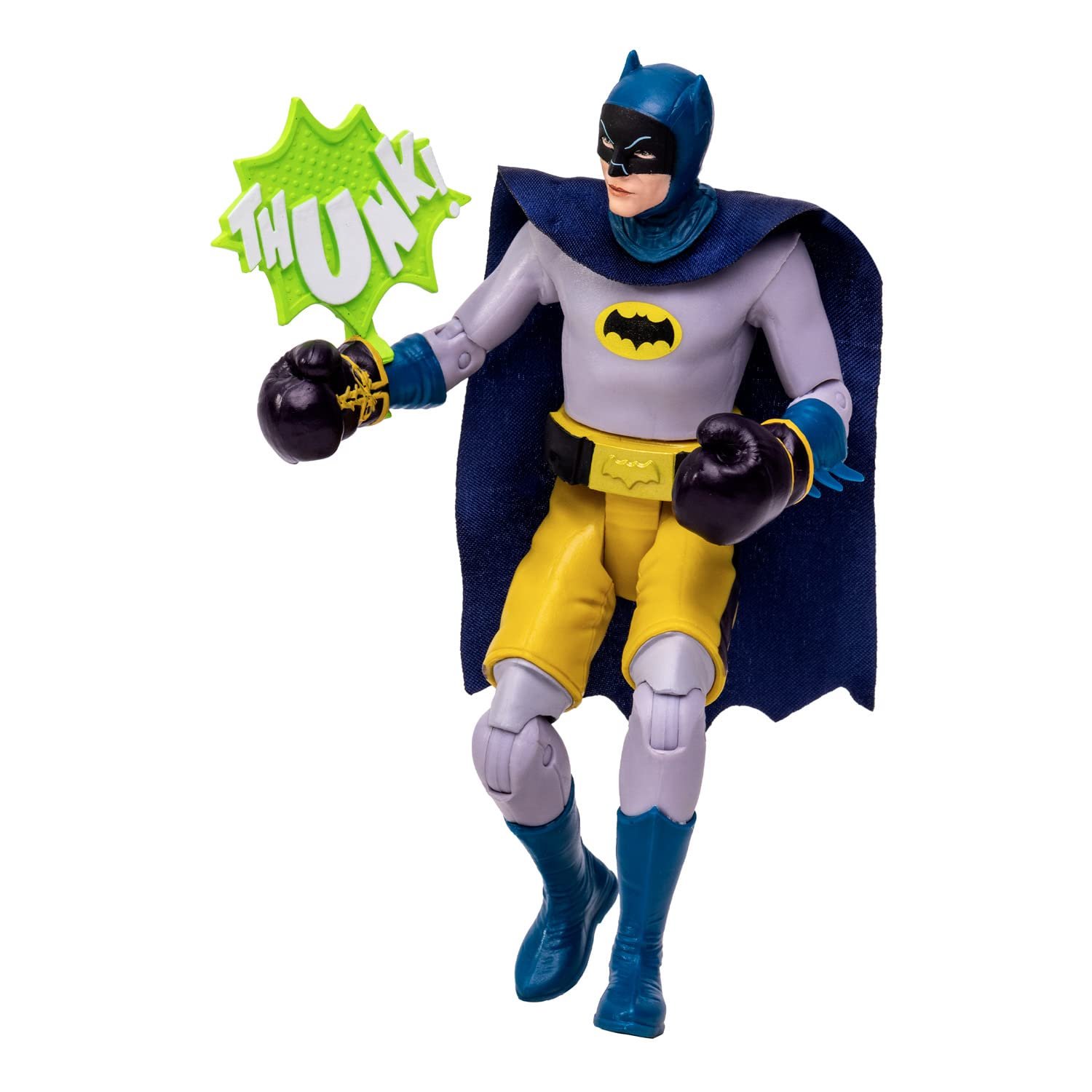 Фігурка Ретро McFarlane Batman 66 Batman в Боксерських Рукавичках 15 см, Різнокольоровий, фото №4