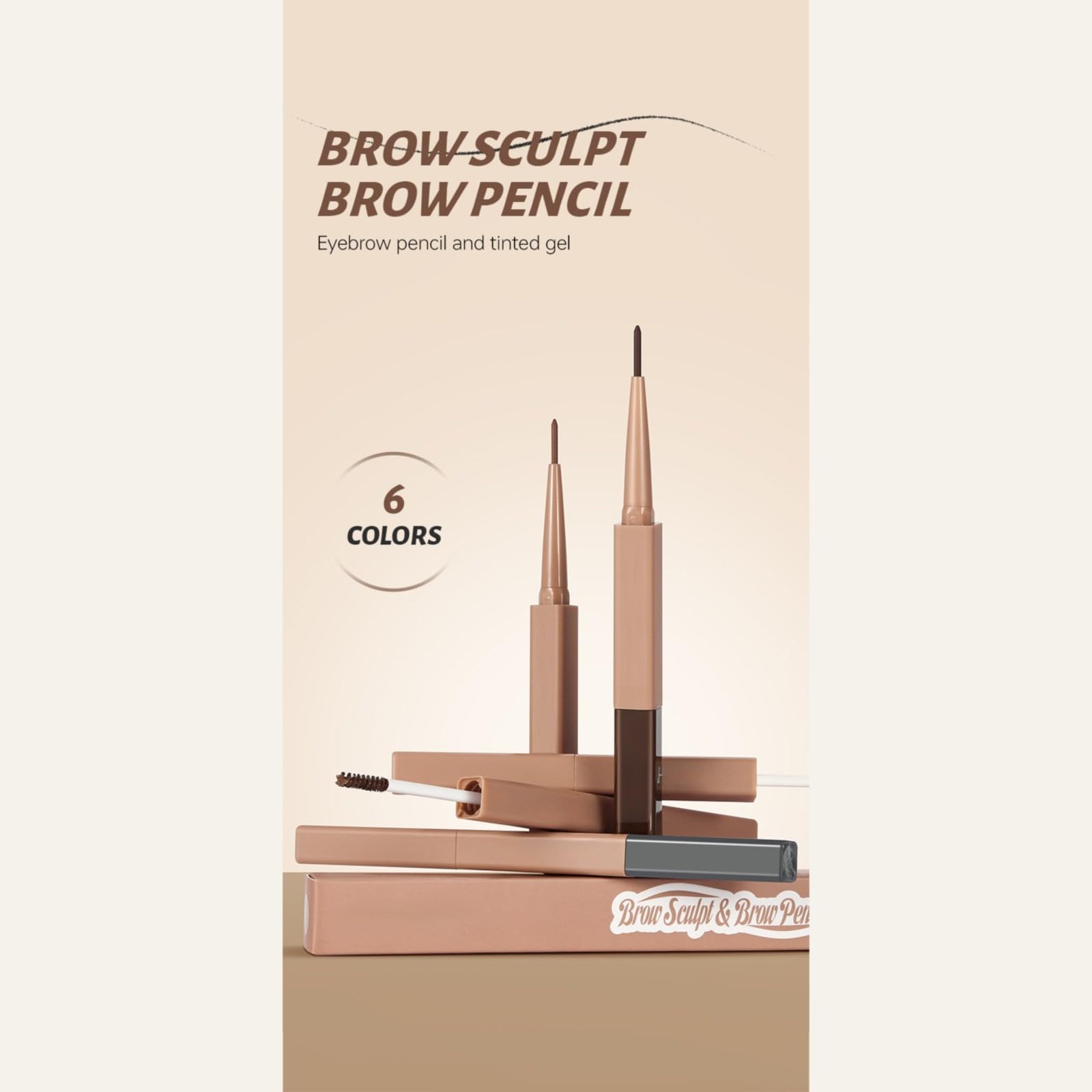 Олівець для брів Органічний Світло-сірий, фото №2