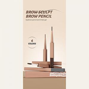 Карандаш для бровей Органический Светло-серый synthetic.ua - Фото 1