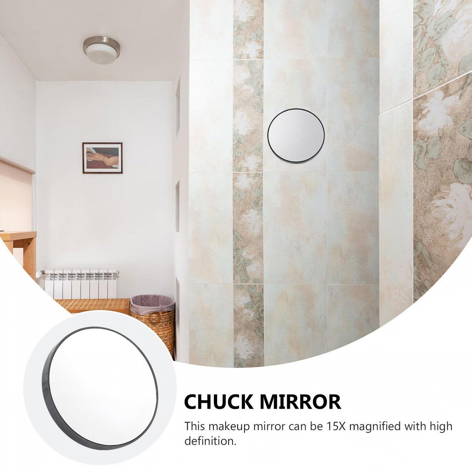 Зеркало POPETPOP 3.5-дюймовое 15-кратное увеличение круглое с креплением на присоску, фото №4 Зеркало POPETPOP 3.5-дюймовое 15-кратное увеличение круглое с креплением на присоску, фото №4