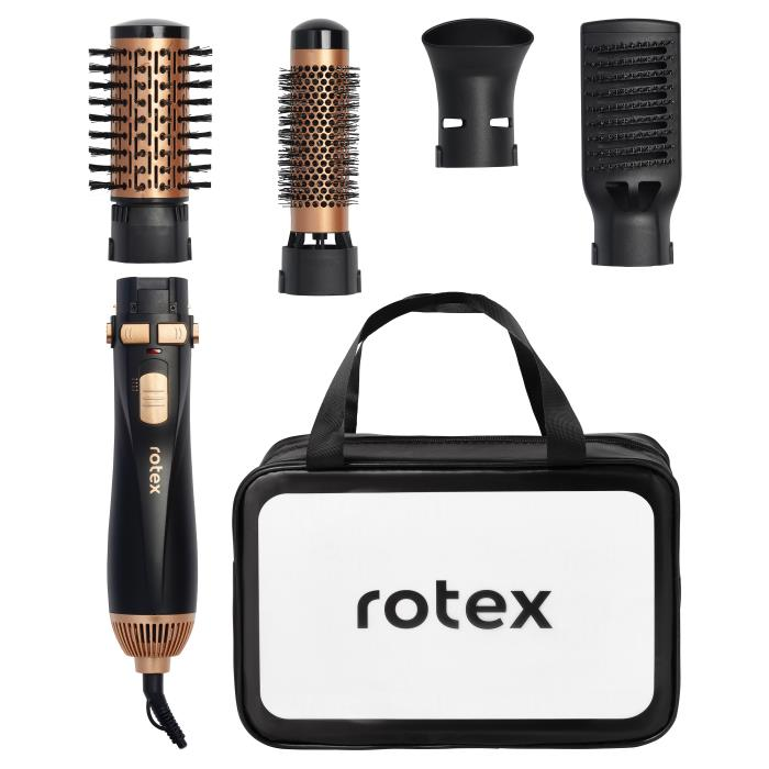Фен-щітка обертова Rotex RHC490-T AirBrush 1200 вт, фото №1