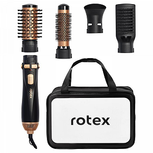 Фен-щітка обертова Rotex RHC490-T AirBrush 1200 вт - Фото 1