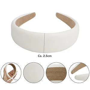 Обруч Модний Однотонний Нековзкий для Волосся 2,5 см synthetic.ua - Фото 1