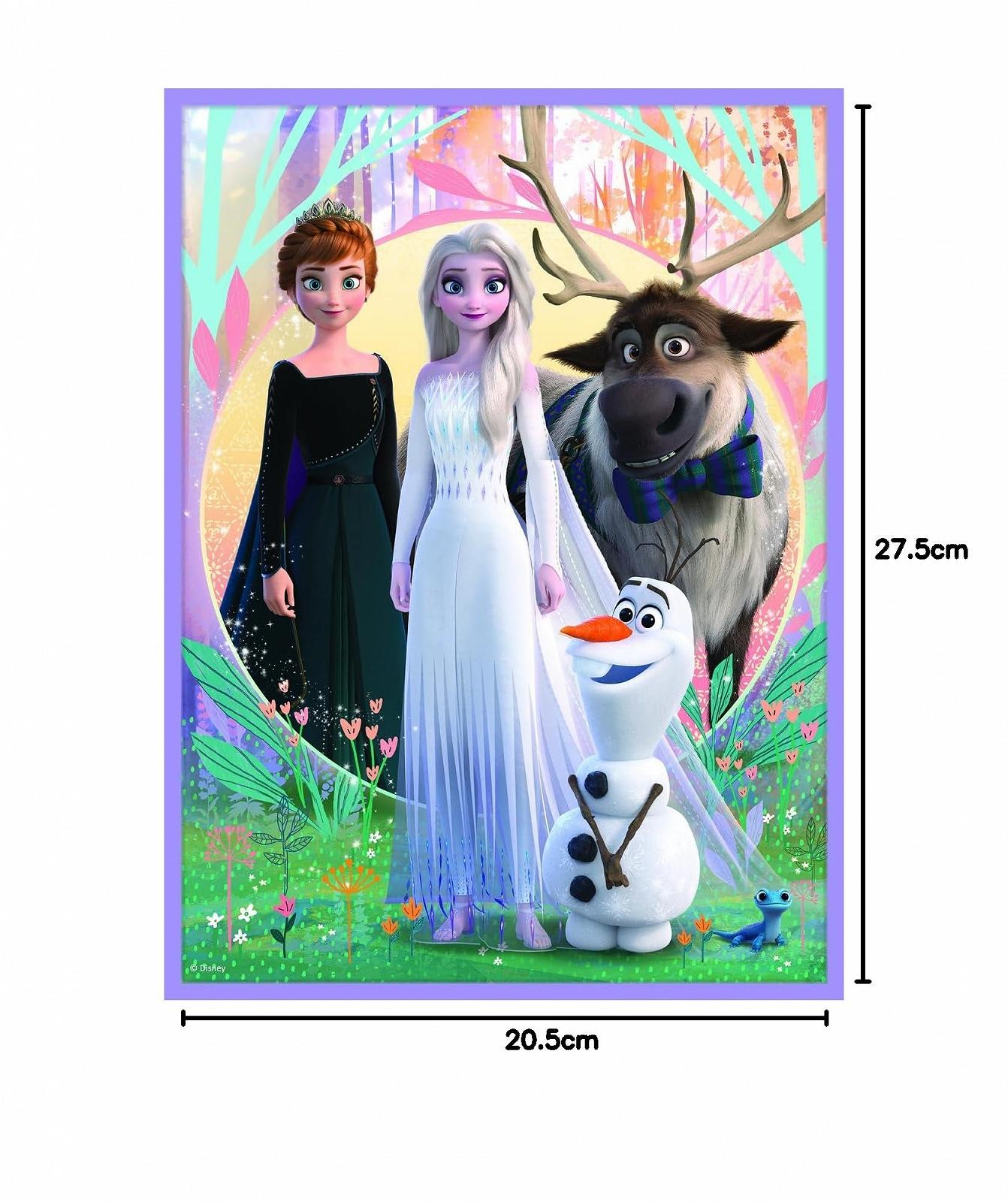 Пазл Trefl Disney Frozen 2 Princesses in Their Realm 3-в-1 30 та 48 елементів 24 картки мемо для дітей від 3 років, фото №8