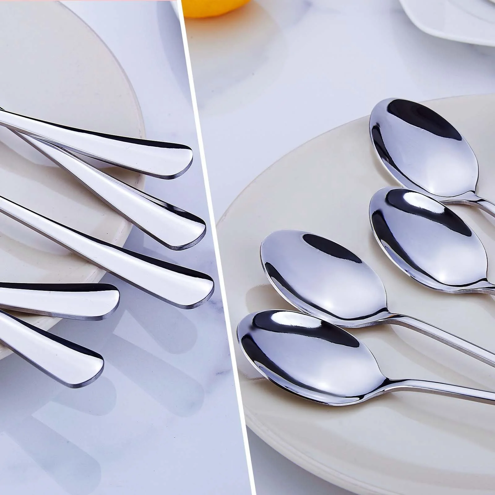 Ложка для лате макіато PionStar з нержавіючої сталі, набір 24 шт, 19.5 см, фото №3