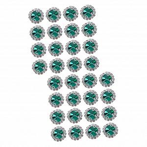 Стрази Coheali Кристалічні намистини, 40 шт, різнокольорові - Фото 1