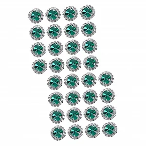 Стрази Coheali Кристалічні намистини, 40 шт, різнокольорові - Фото 1