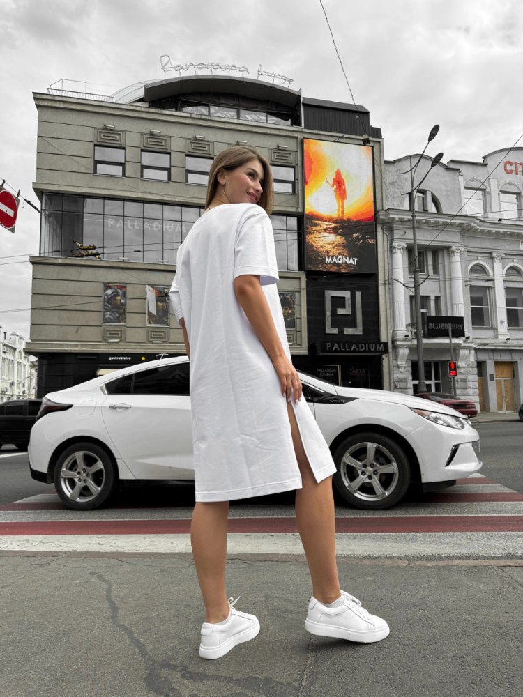 Сукня базова Reload білий, фото №4
