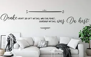 Наклейка на стіну a1 Thinking Not So Often для вітальні та кімнати підлітка чорна - Фото 1