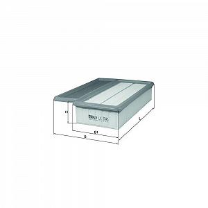 Повітряний фільтр KNECHT LX 3345 для FIAT GMC OPEL VAUXHALL - Фото 1