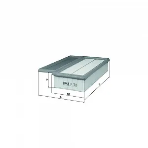 Воздушный фильтр KNECHT LX 3345 для FIAT GMC OPEL VAUXHALL - Фото 1