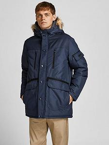Куртка Jack&Jones JJEGLOBE PARKA STS 12194323 Темно-синий XXL - Фото 1