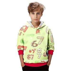Худи Generisch для детей, повседневный, модный, с капюшоном, для мальчиков и девочек, мягкий флис, теплый дышащий пуловер с графикой, куртка, свитшот с длинными рукавами synthetic.ua - Фото 1