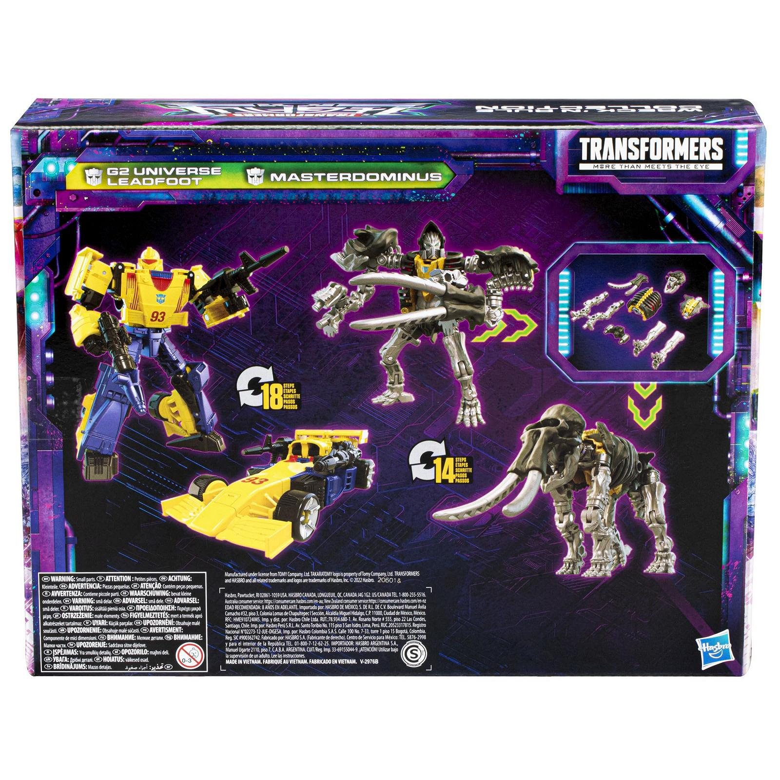 Трансформеры Generations Legacy Wreck 'N Rule Collection G2 Universe Leadfoot и Masterdominus, 14 см, Multi, фото №3
