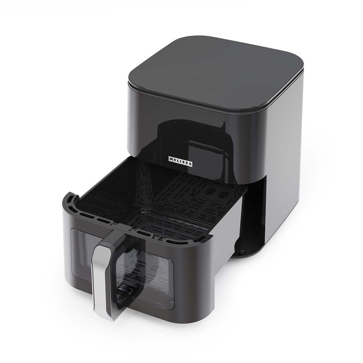 Мультипіч Melissa Digital Hot Air Fryer XL 5 л 8 програм Таймер 60 хв Сенсорний екран Оглядове вікно Чорна, фото №9 Мультипіч Melissa Digital Hot Air Fryer XL 5 л 8 програм Таймер 60 хв Сенсорний екран Оглядове вікно Чорна, фото №9
