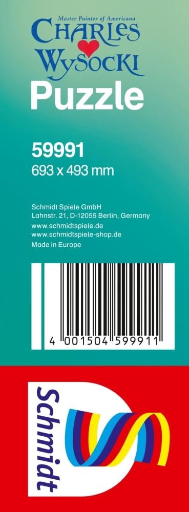 Пазл Schmidt Spiele 59991 Charles Wysocki Frederick The Literat 1000 деталей, фото №2 Пазл Schmidt Spiele 59991 Charles Wysocki Frederick The Literat 1000 деталей, фото №2