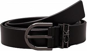 Ремень Calvin Klein Женский кожаный с круглой пряжкой - Фото 1
