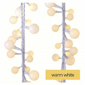 Гірлянда LED EMOS Cherry, теплий білий, 4 м, 40 світлодіодів у формі кулі 2,5 см synthetic.ua - Фото 1