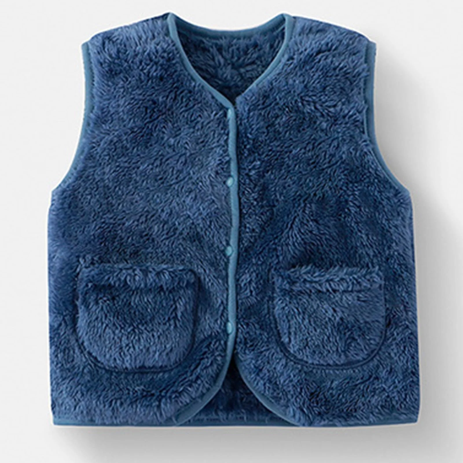 Жилет Флисовый Детский для Мальчиков и Девочек Безрукавка Теплый Плюшевый Жилет Зимний Жилет для Активного Отдыха Комфортная Переходная Куртка Плюшевая Куртка Короткая на Пуговицах Флисовая Куртка Свободный V-образный Вырез, фото №2 Жилет Флисовый Детский для Мальчиков и Девочек Безрукавка Теплый Плюшевый Жилет Зимний Жилет для Активного Отдыха Комфортная Переходная Куртка Плюшевая Куртка Короткая на Пуговицах Флисовая Куртка Свободный V-образный Вырез, фото №2