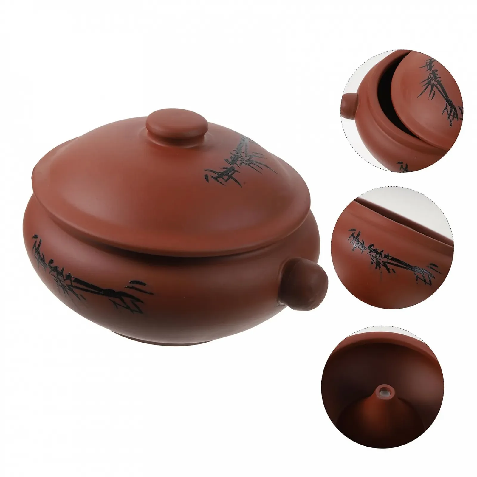 Керамическая кастрюля-пароварка VALICLUD для тушения и варки супа для домашнего использования, фото №9