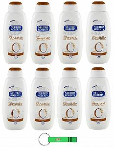 Гель для душу Neutro Roberts Bagnodoccia Pelle Sensibile з вівсом та кокосом 8 x 450 мл - Фото 1