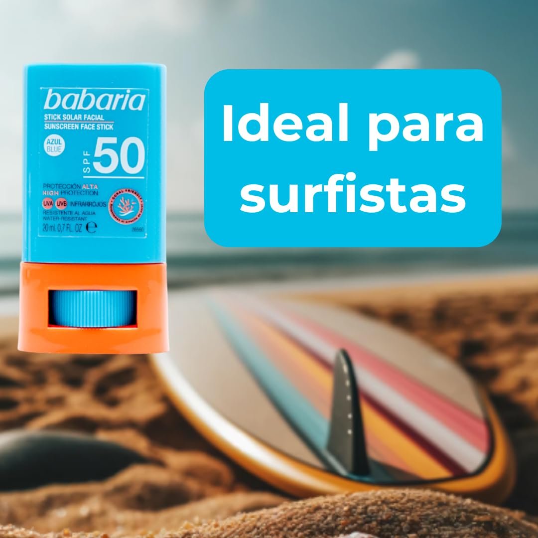 Солнцезащитный стик Babaria Surf Stick Very High Protection Blue 20 г, фото №7