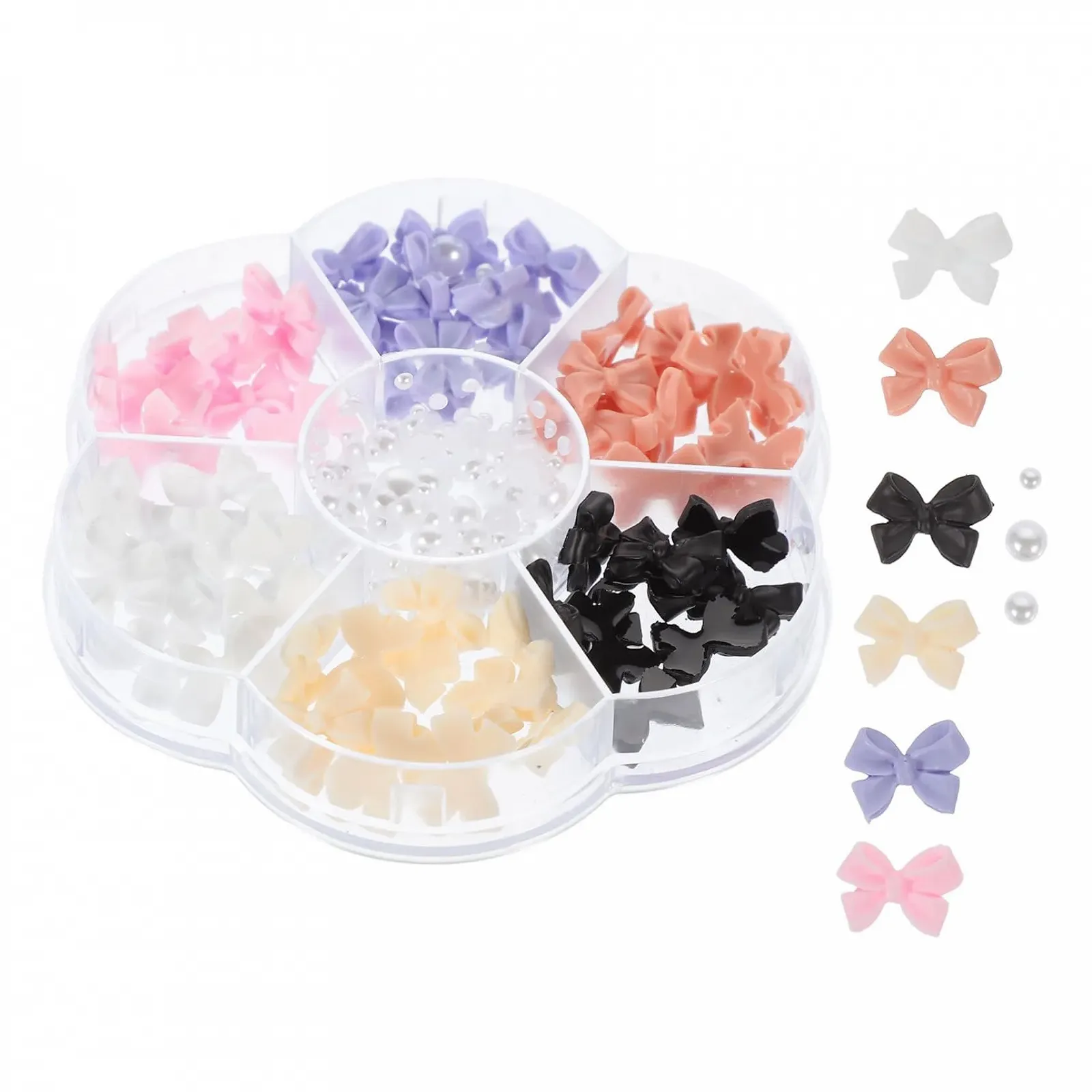 Подвески для ногтей Милый Бант Украшения для ногтей для женщин коллекция драгоценных камней для маникюра, фото №1