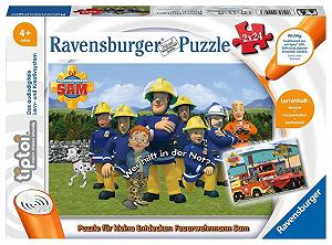 Пазл Ravensburger Tiptoi для маленьких исследователей: Пожарный Сэм 00046 - Фото 1