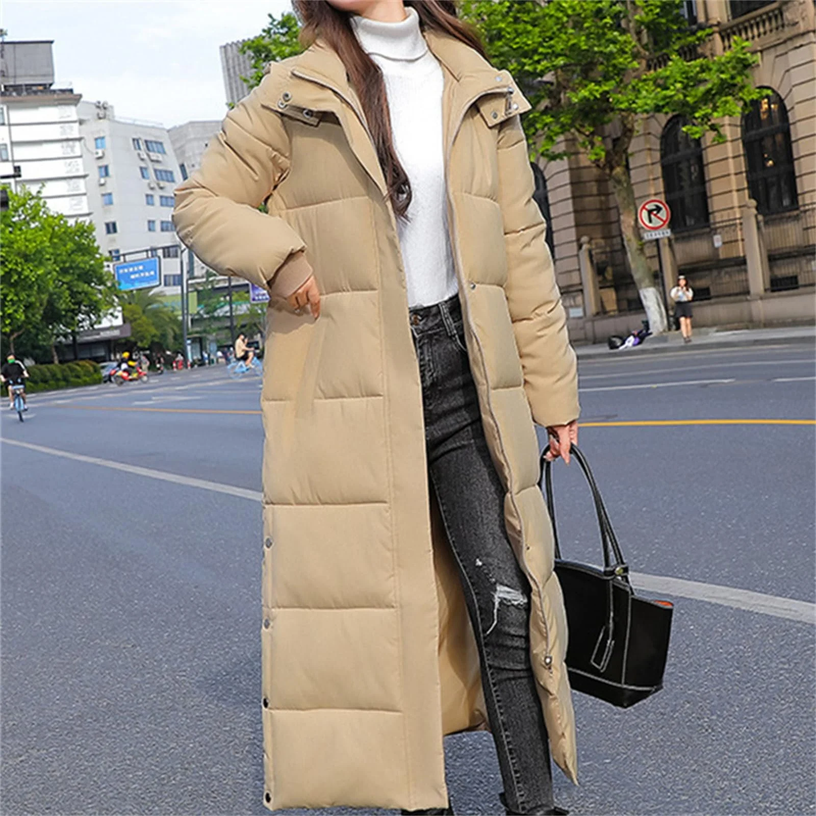 Зимова куртка MEIION WOLFF, довге стьобане, фото №7