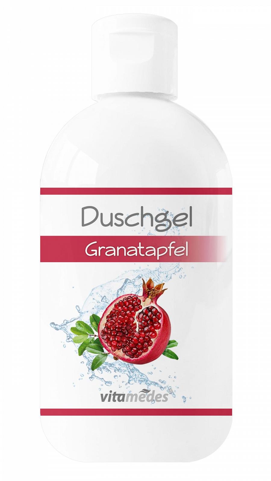 Гель для душу Pomegranate Mild Cleansing з великою губкою (Pomegranate), фото №2