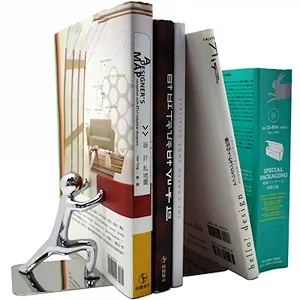 Держатели для книг Balvi Push. Chrome Zinc Серый synthetic.ua - Фото 1