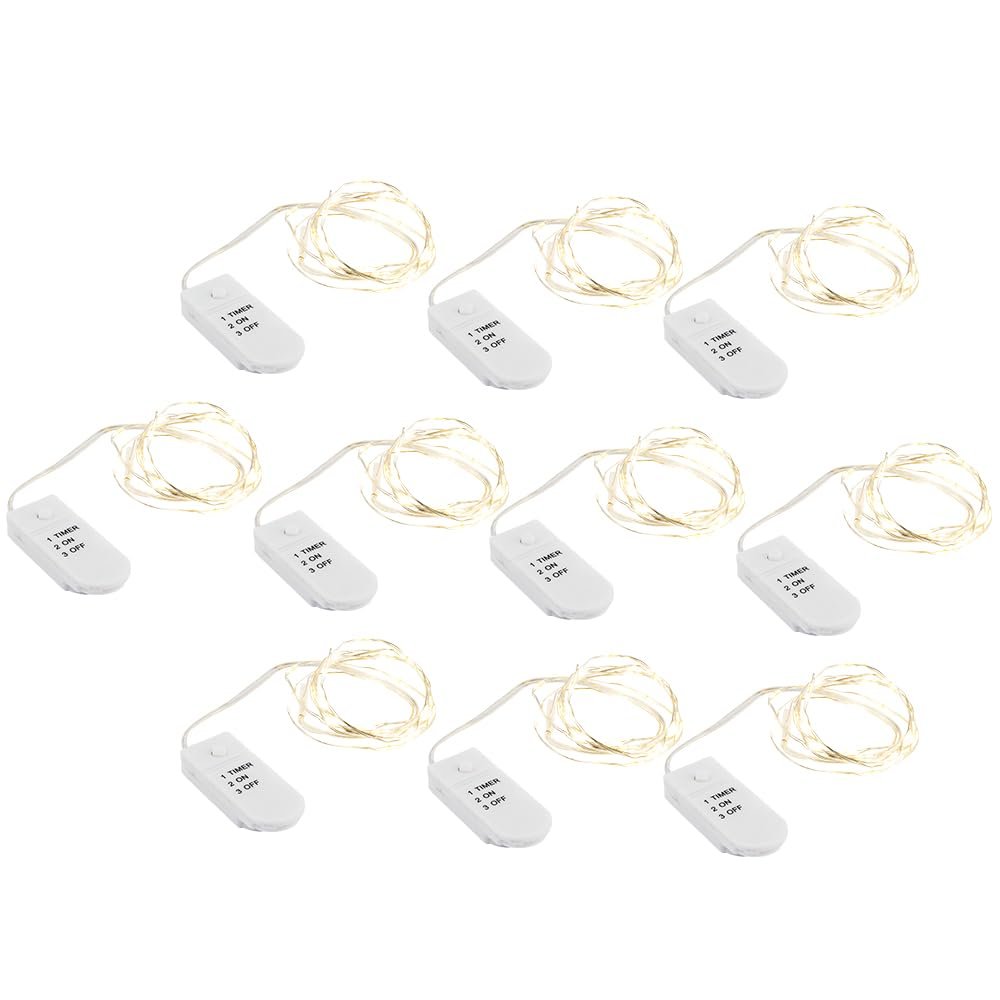 Гірлянда Ideen mit Herz, 20 LED, 1 м, теплий білий, 10 шт., фото №1