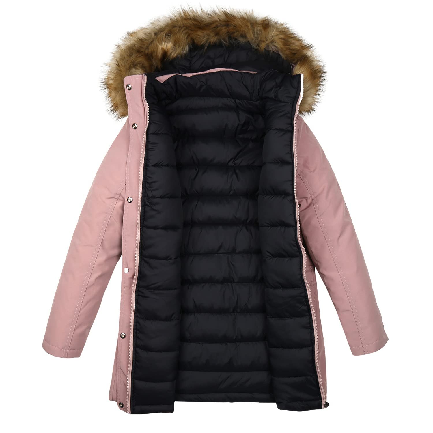Жіноча зимова куртка Van Hill з капюшоном зі штучного хутра, фото №3