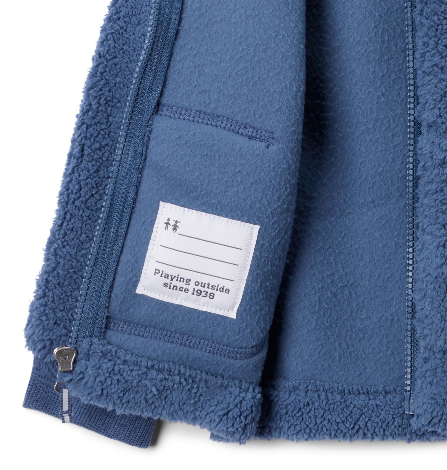 Флисовая куртка Columbia Rugged Ridge II Faux Sherpa Zip для мальчиков, фото №3