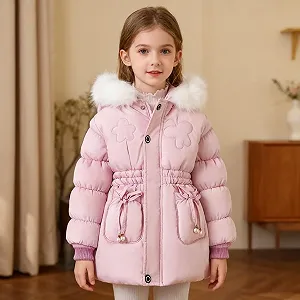 Зимова Куртка JiAmy для Дівчаток, Зимове Пальто synthetic.ua - Фото 1