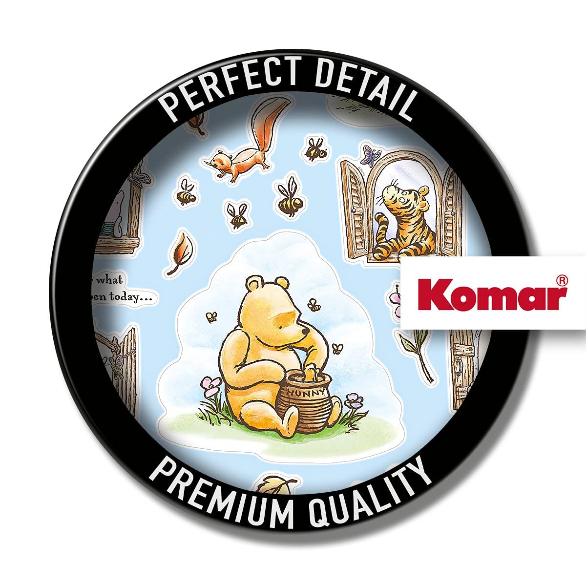 Наклейка на стену Disney Komar Приключения Винни Пуха 50 x 70 см 61 штука, фото №3