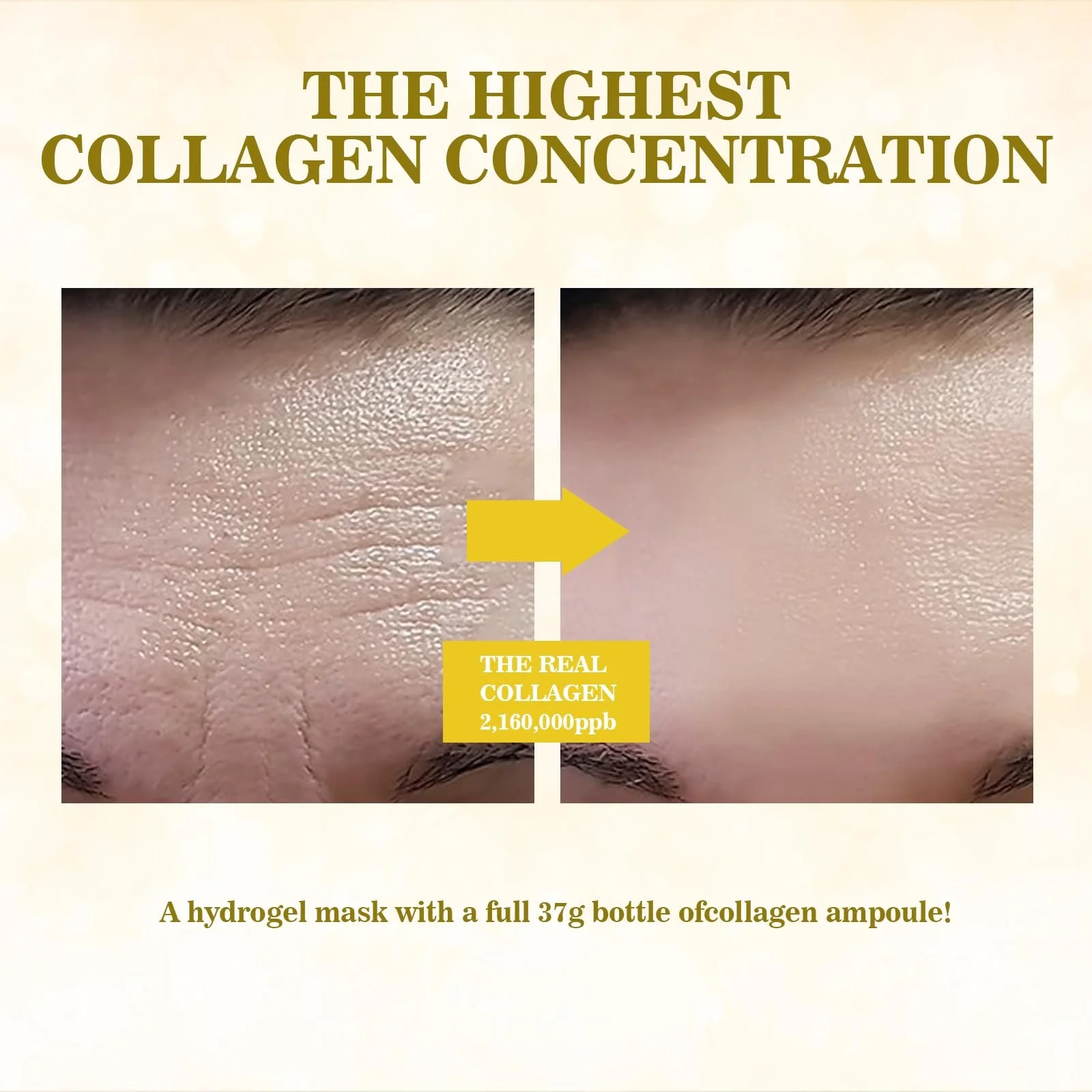 Маска Колагенова Нічна, Набір з 5 штук Зволожуюча та проти зморшок, фото №7