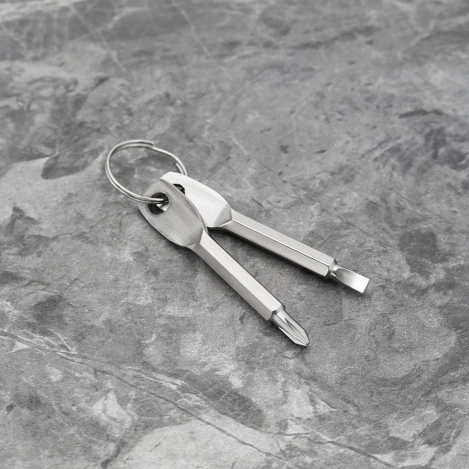 Набір викруток Keychain 4 шт. нержавіюча сталь, фото №6