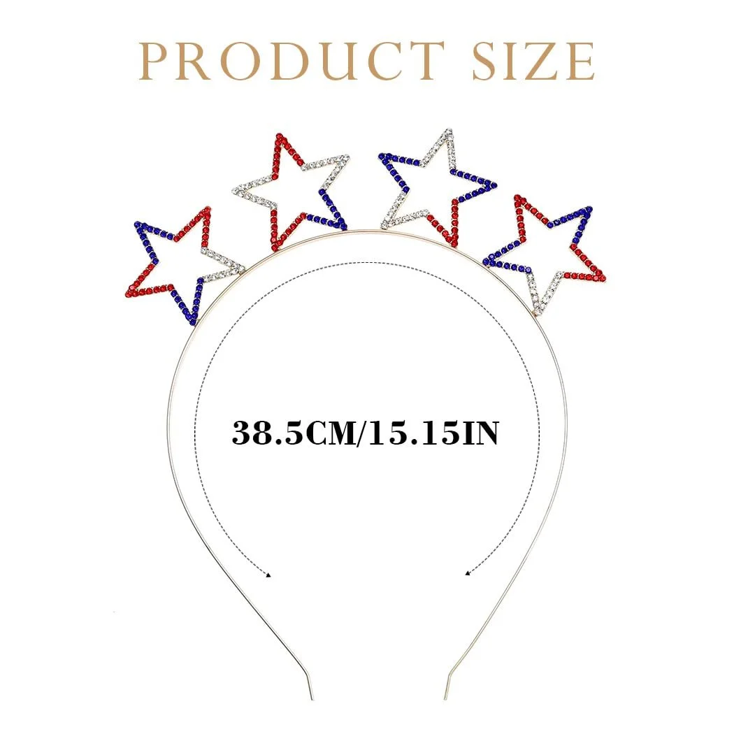 Обруч для волосся Yean Bridal, блискучий, фото №7