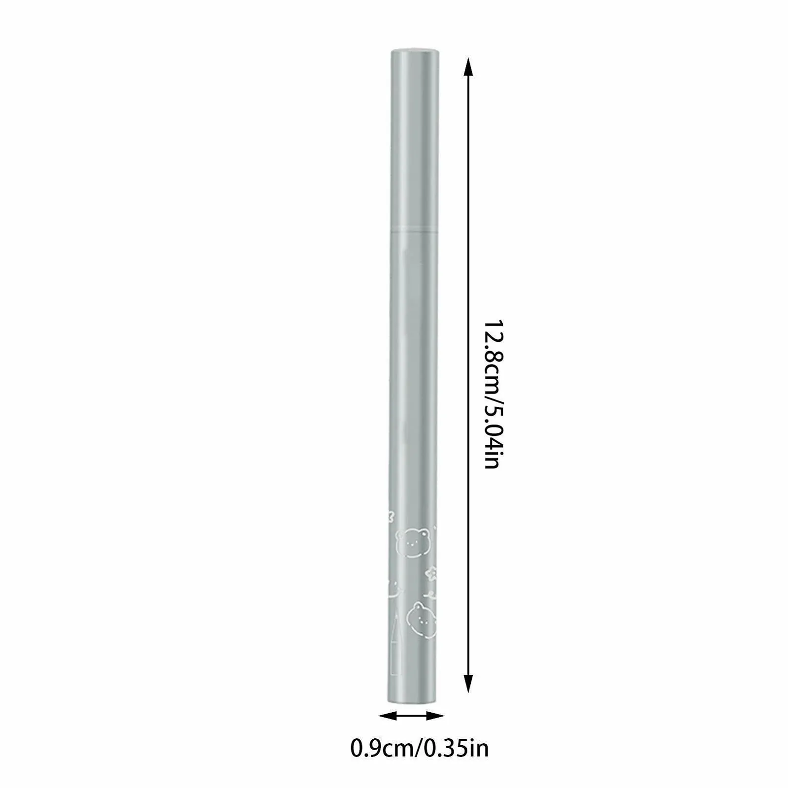 Підводка для очей, водостійка, рідка, з двома зубцями, фото №6