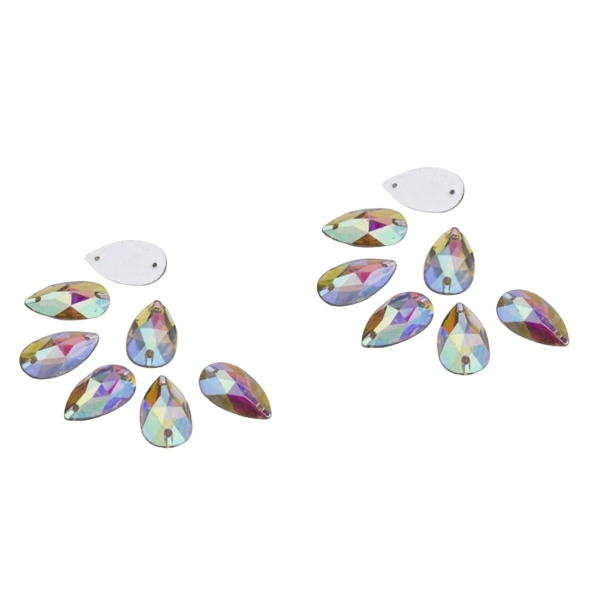 Стрази Крапля FRCOLOR 13 x 22 мм, фото №9