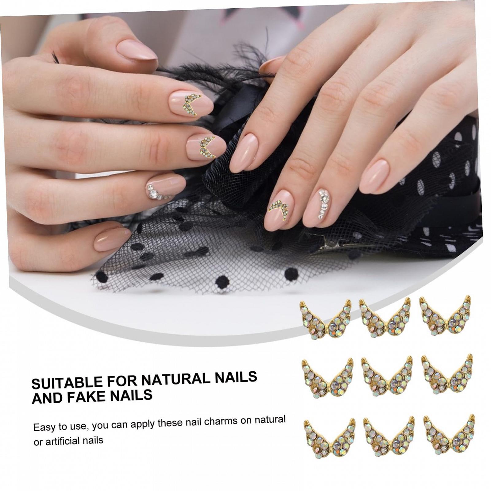 Стрази для нігтів Крила, фото №6