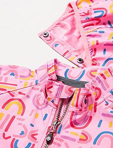 Дитячий комбінезон Softshell Color Kids з принтом Куртка Shell для дівчаток synthetic.ua - Фото 1