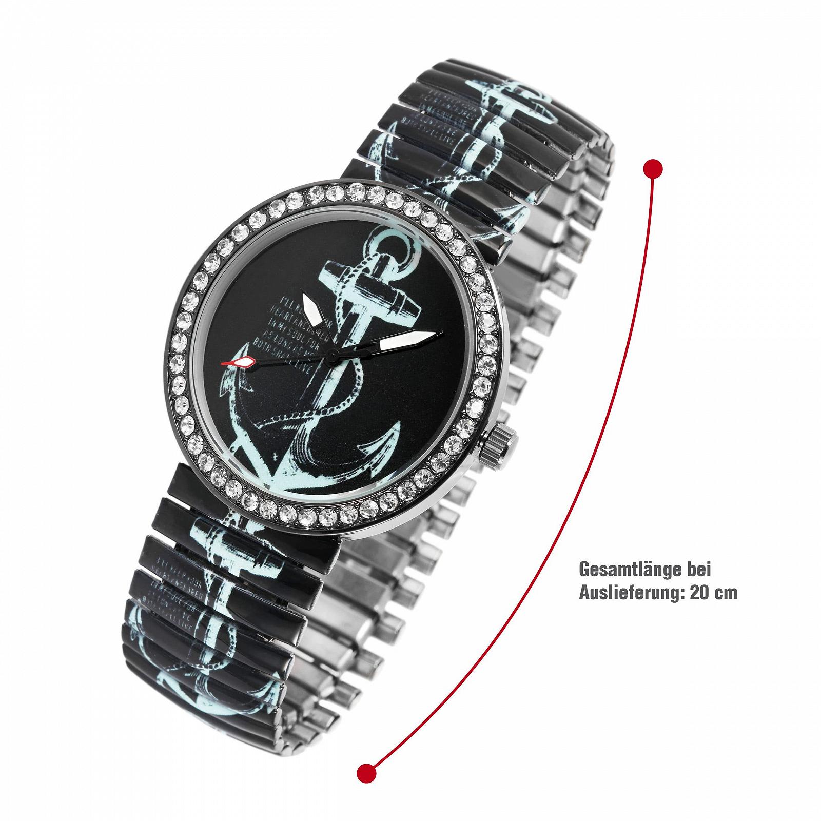 Часы Excellanc Женские наручные часы Ремешок из нержавеющей стали 1700032 Аналоговый Кварц Стразы, фото №2