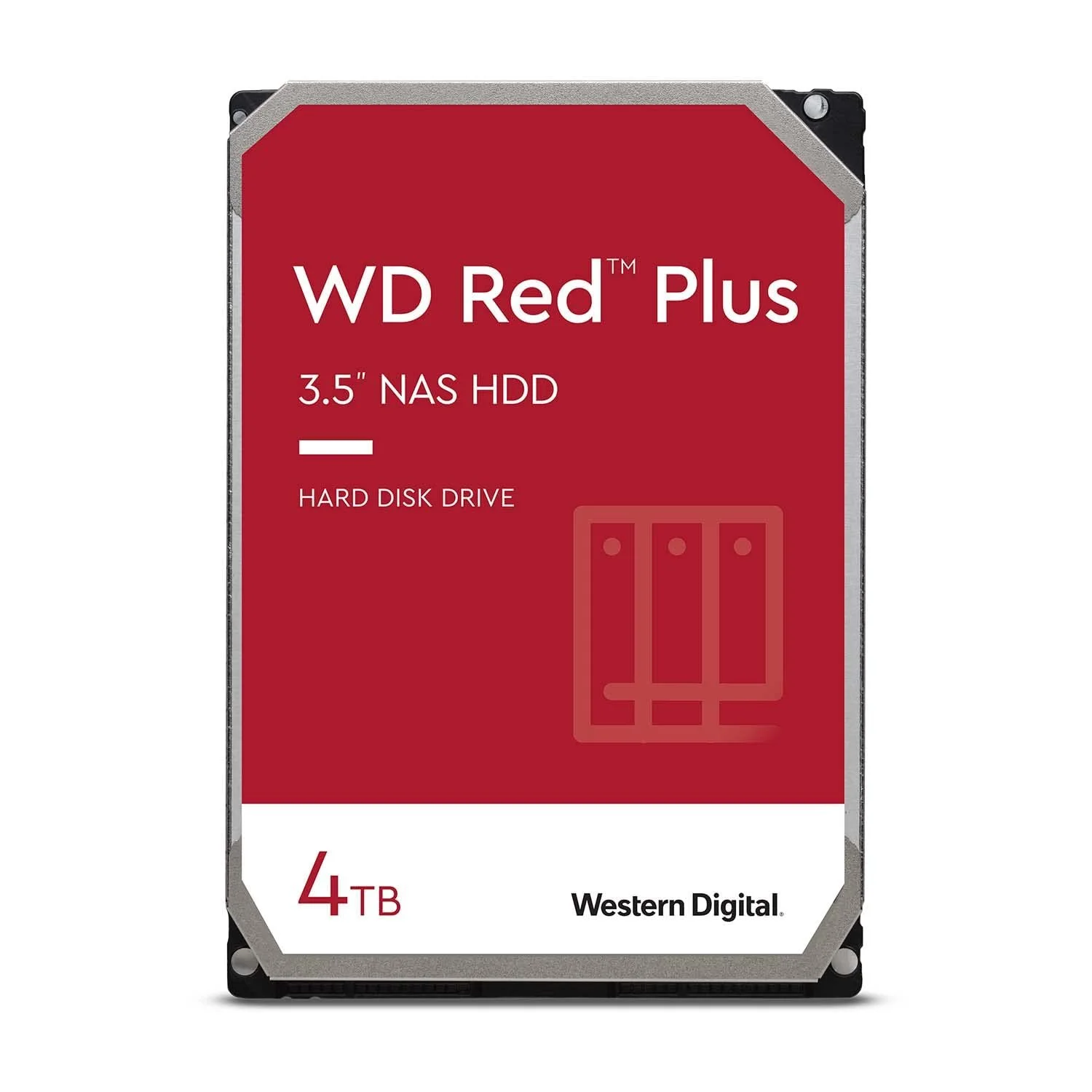 Жорсткий диск WD Red Plus 4TB 3.5" SATA III, фото №1