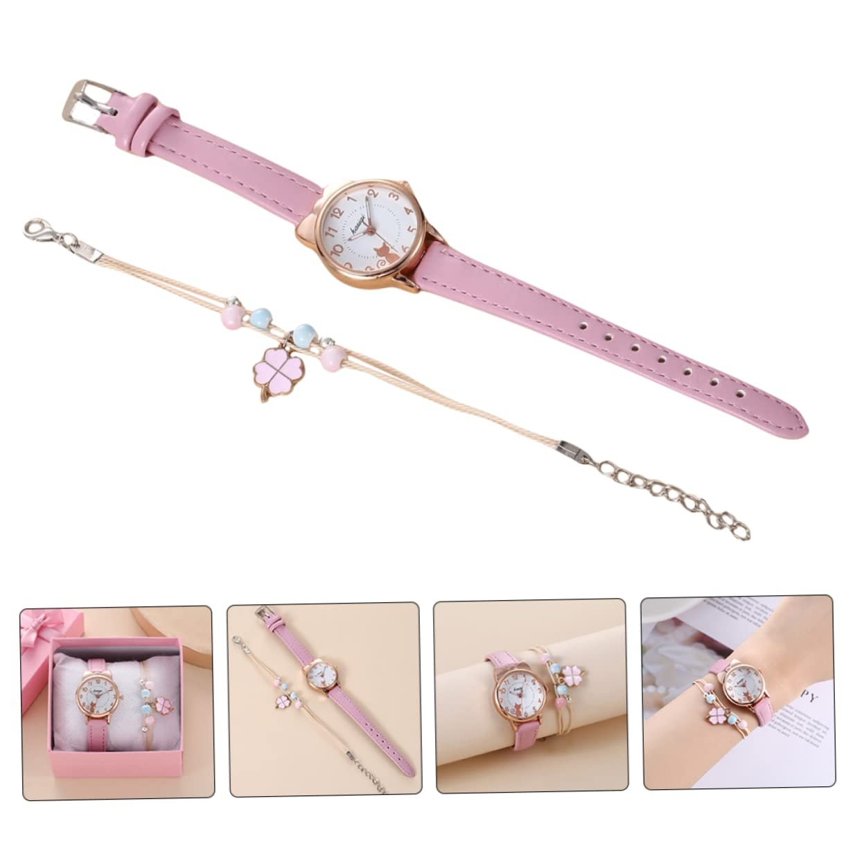 Часы женские PartyKindom с кошачьим мотивом, фото №3